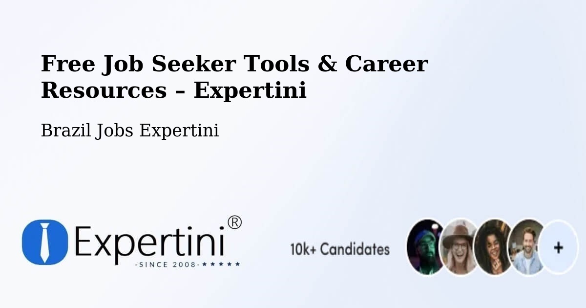 Free Job Seeker Tools & Career Resources – Ribeirão Grande - Ribeirão Grande, Brazil Jobs Expertini