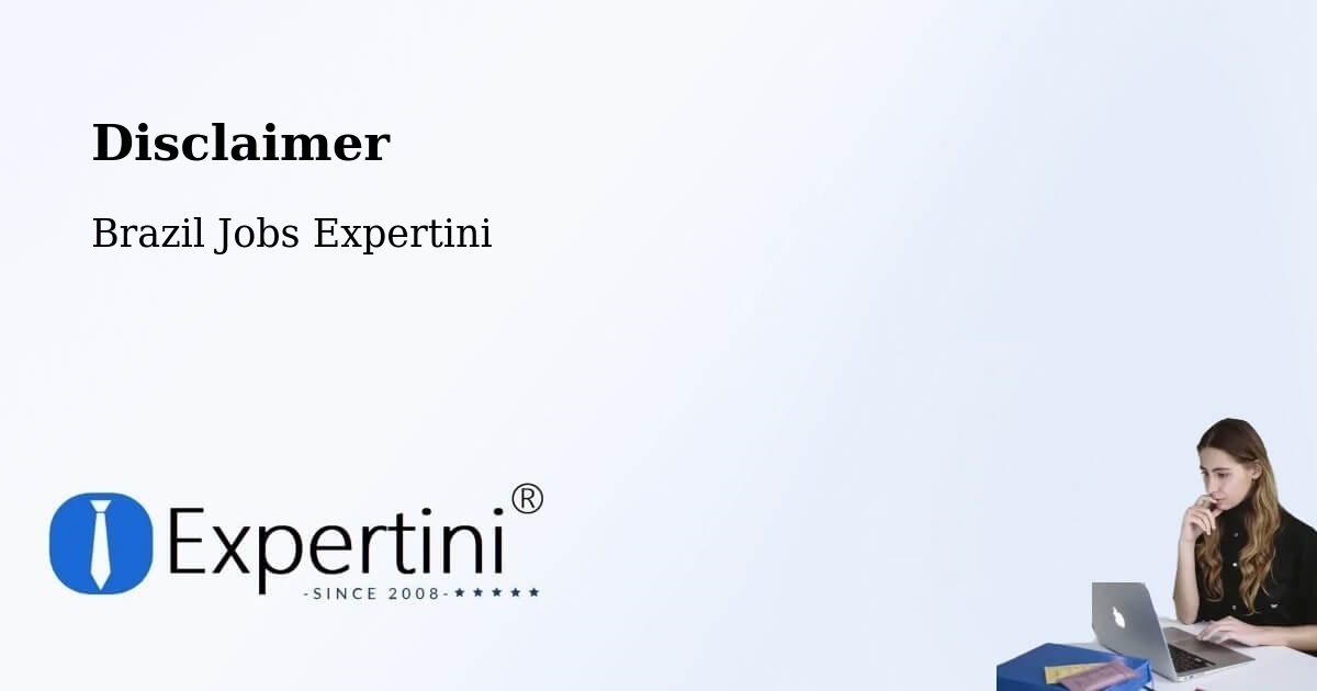 Disclaimer – Ribeirão Grande - Brazil Jobs Expertini